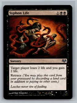 Magic The Gathering Eventide Syphon Life #46/180 MTG TCG CCG - Image 1