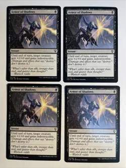 4x Baldur's Gate Armor Of Shadows NM/M Magic The Gathering Mtg - Image 1