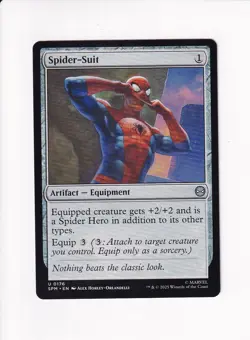 MAGIC THE GATHERING MTG MARVEL'S SPIDER-MAN SPIDER-SUIT (#1) - Image 1