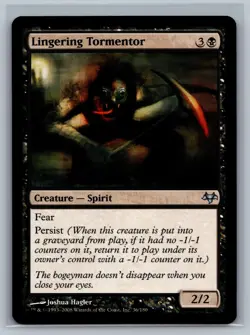 Magic The Gathering Eventide Lingering Tormentor #36/180 MTG TCG CCG - Image 1