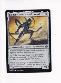 MAGIC THE GATHERING MTG MARVEL'S SPIDER-MAN SPIDER-SLAYER, HATRED HONED (#2) - Image 1