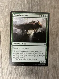 Plated Crusher (183) Battle for Zendikar MTG Magic The Gathering D9564* - Image 1