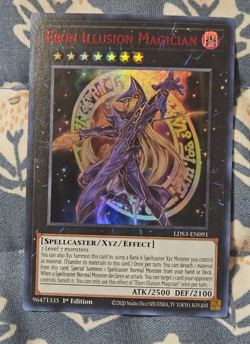 Ebon Illusion Magician RED text LDS3-EN09 Ultra Rare Yugioh - Image 1