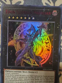 Ebon Illusion Magician RED text LDS3-EN09 Ultra Rare Yugioh - Image 3