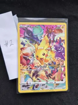 Pokemon TCG Crown Zenith Pikachu Holo Card 160/159 Secret Rare # 2 - Image 1