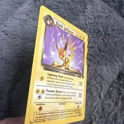 Pokemon Cards: Team Rocket 1st Edition Uncommon: Dark Jolteon 38/82 - Image 3
