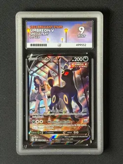 ACE 9 Umbreon V Tg22/Tg30 Pokemon Card Brilliant Stars Trainer Gallery MINT - Image 1