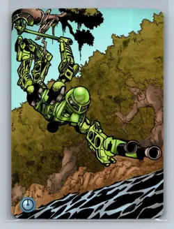 LEWA BIONICLE QUEST FOR MASKS 1ST EDITION CARD 128 TRIUMPHS! FULL ART LEGO - Image 1