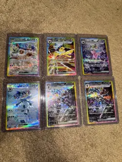 Pokemon TCG Terastal Festival 6 Cards Jolteon,Glaceon,Eevee,Ceruledge,And Espeon - Image 1
