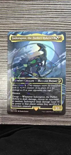 Indoraptor, the Perfect Hybrid Foil Emblem MTG - Image 1