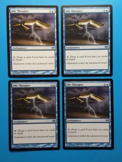 MTG 4x Idle Thoughts x4 LP Eventide Magic Playset - Image 1