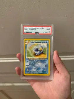 Light Vaporeon 52/105 PSA 9 2002 Neo Destiny Graded Pokemon Card New Cert - Image 1