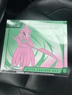 Pokemon TCG Paradox Rift Elite Trainer Box 2/2 ETB Iron Valiant ETB Sealed - Image 1