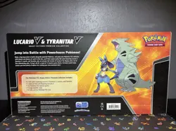 Pokemon TCG Lucario V & Tyranitar V Heavy Hitters Premium Collection NEW - Image 2