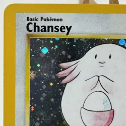 Base Set 2 Pokemon Chansey • Holo #3/130 • Lightly Played • Holo Swirl - Image 2