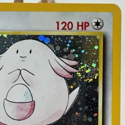Base Set 2 Pokemon Chansey • Holo #3/130 • Lightly Played • Holo Swirl - Image 3
