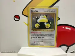 Snorlax XY179 - Pokemon TCG XY Promo - Black Star Promos - Ultra Rare Holo MP - Image 1