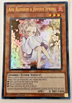 LP/MP - Ash Blossom & Joyous Spring - 1st Ultra - DUDE-EN003 - Yu-Gi-Oh - Image 1