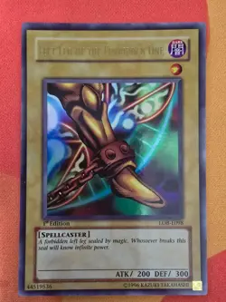 Left Leg of the Forbidden One European English LOB-E098 Near Mint Yu-Gi-Oh! - Image 1