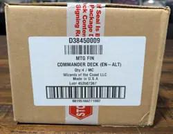 Final Fantasy Commander Deck Display Sealed Case (Set of All 4 Decks) Magic MTG - Image 1