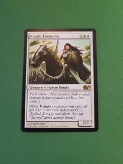MTG Magic the Gathering Knight Exemplar (20/255) Magic 2011 LP - Image 1