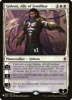 MTG The List PLIST Gideon, Ally of Zendikar MINT - Image 1