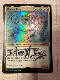 Foil Reaper King SLD Artist Proof Signed and Painted by Justine Jones - Image 2