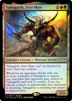 Tahngarth, First Mate (PROMO) FOIL Year of the OX RARE MtG TCG Card 004 - Image 1