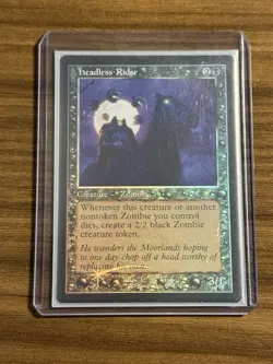 Headless Rider, Secret Lair, Retro Frame Foil. MTG Magic The Gathering, Zombie - Image 3