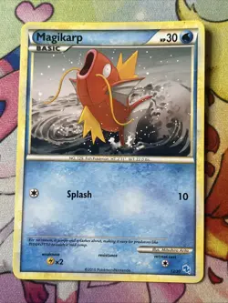 Magikarp 12/30 Gyarados Trainer Kit Pokemon Card LP - Image 1