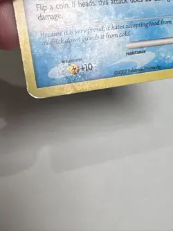 DAMAGED Piplup DP03 Holo Diamond and Pearl Promos AUTHENTIC Pokemon Card - Image 3