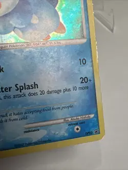 DAMAGED Piplup DP03 Holo Diamond and Pearl Promos AUTHENTIC Pokemon Card - Image 4