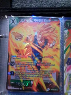 Dragon Ball Super (BT11-063 R) SS3 Vegito, Peerless Warrior RARE HOLO Card +2BI! - Image 1