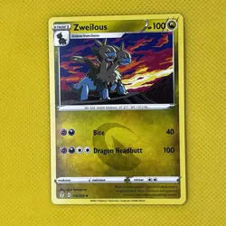 Zweilous 114/203 UnCommon Evolving Skies 2021 Pokemon Card NM - Image 1
