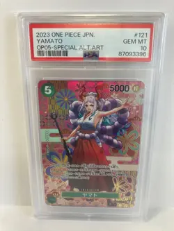 One Piece Card Yamato SEC Parallel PSA10 Secret Rare Collector Edition - Image 1