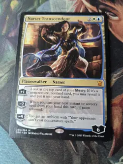 MTG Magic the Gathering Narset Transcendent (225/272) Dragons of Tarkir LP - Image 2