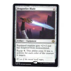 Dragonfire Blade #240 Regular Rare MTG 2025 Tarkir: Dragonstorm (TDM) - Image 1