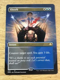 1x BORDERLESS ABSORB - Dominaria - MTG - Magic the Gathering - Image 1