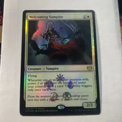 MTG Welcoming Vampire Innistrad: Crimson Vow 046/277 Foil Promo - Image 1