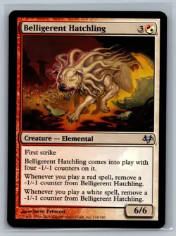 Magic The Gathering Eventide Belligerent Hatchling #134/180 MTG TCG CCG - Image 1