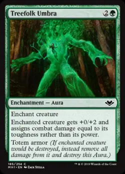 Treefolk Umbra - Near Mint MTG Modern Horizons - Image 1