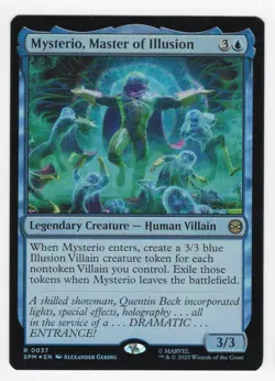 Mysterio, Master of Illusion #37 | NM FOIL | Marvel's Spider-Man Magic MTG - Image 1
