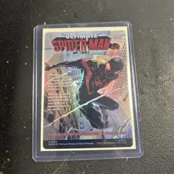 MTG - Miles Morales, Ultimate Spider-Man (Borderless Foil) Comic Book SPM #234 - Image 1