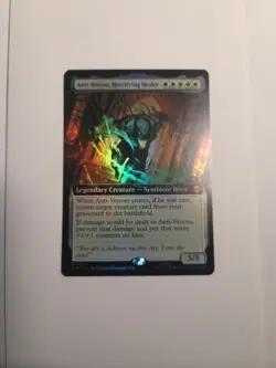MTG- Anti-Venom, Horrifying Healer (Extended Art) (FOIL) Spiderman Magic -mythic - Image 1
