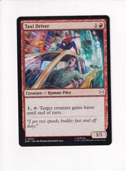 MAGIC THE GATHERING MTG MARVEL'S SPIDER-MAN TAXI DRIVER (#4) - Image 1
