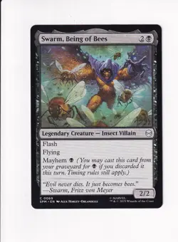 MAGIC THE GATHERING MTG MARVEL'S SPIDER-MAN SWARM, BEING OF BEES (#4) - Image 1