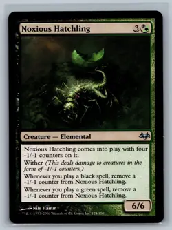 Magic The Gathering Eventide Noxious Hatchling #124/180 MTG TCG CCG - Image 1