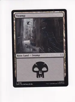 MAGIC THE GATHERING MTG MARVEL'S SPIDER-MAN SWAMP 196 (#1) - Image 1