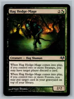 Magic The Gathering Eventide Hag Hedge-Mage #123/180 MTG TCG CCG - Image 1