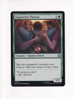 MAGIC THE GATHERING MTG MARVEL'S SPIDER-MAN SUPPORTIVE PARENTS (#1) - Image 1